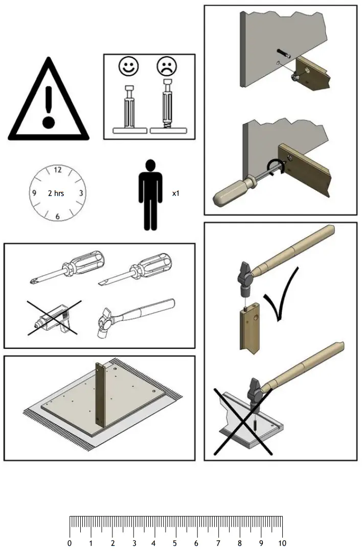 VonHaus 4000004 Grey 3 Drawer Narrow Chest of Drawers - fig