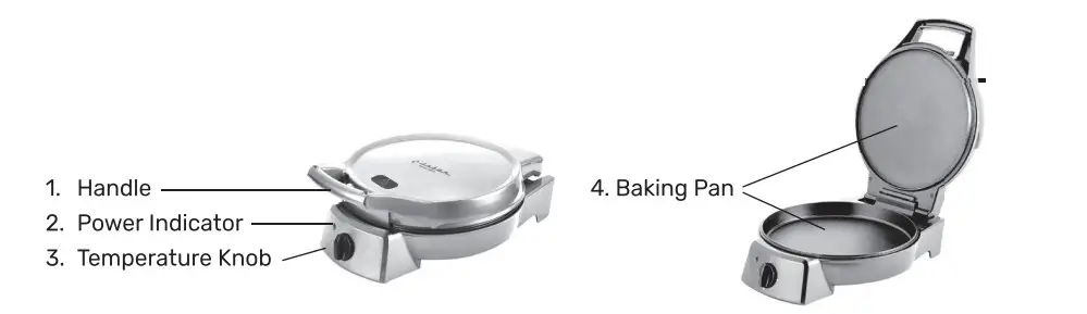 Colston 12 Inch Pizza Maker - parts