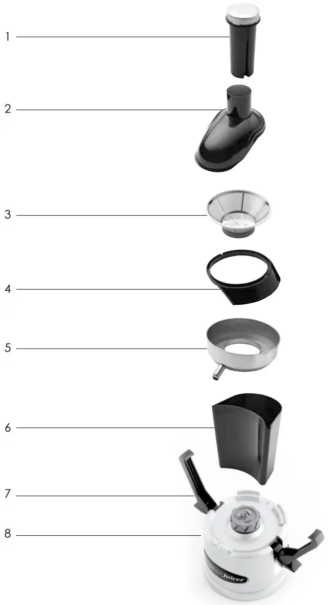 Omega MMC500C Mega Mouth High Speed Juicer - Figure 4