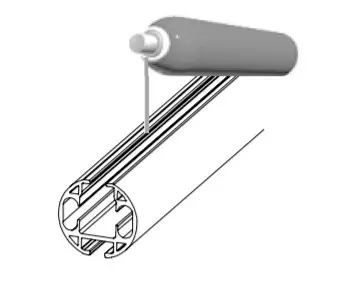 R-TEC AUTOMATION AriA 1 3 H-Rail Traverse - Length5