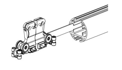 R-TEC AUTOMATION AriA 1 3 H-Rail Traverse - Length9
