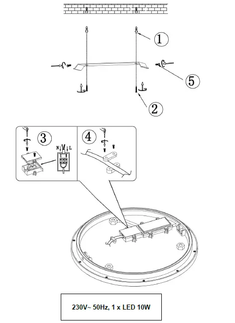RL CAMILLUS R62921001 Ceiling Lamp-1