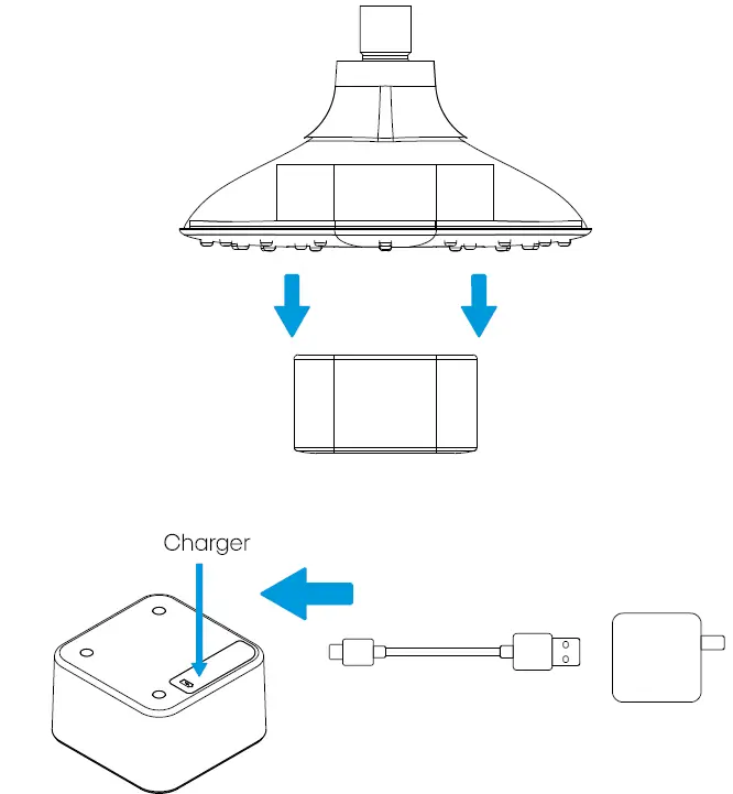 atomi AT1526 Shower Head with Bluetooth Speaker 07