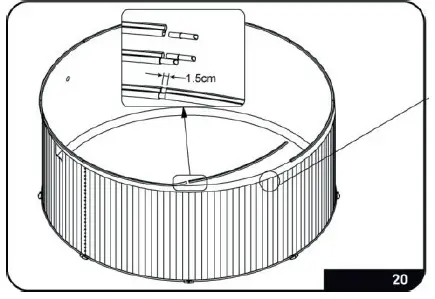 Steinbach 012141 Nuovo de Luxe II Steel Wall Pool Set fig 21