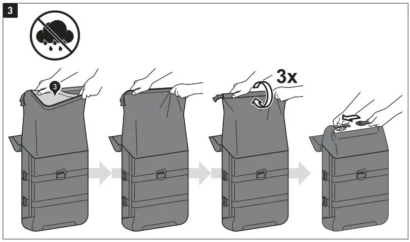 SW-MOTECH BC.SYS.08.518.20000B SysBag 30 Bag System Instruction Manual - Loading and Care