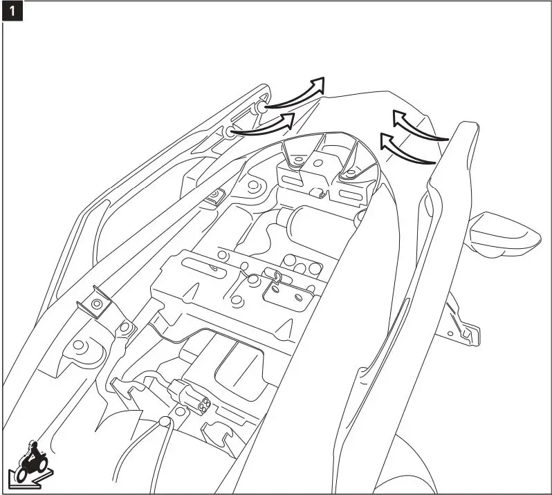 SW-MOTECH BC.SYS.08.518.20000B SysBag 30 Bag System Instruction Manual - Mounting