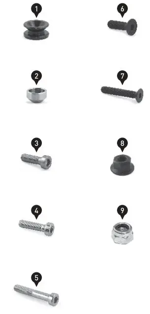 SW-MOTECH BC.SYS.08.518.20000B SysBag 30 Bag System Instruction Manual - Parts List