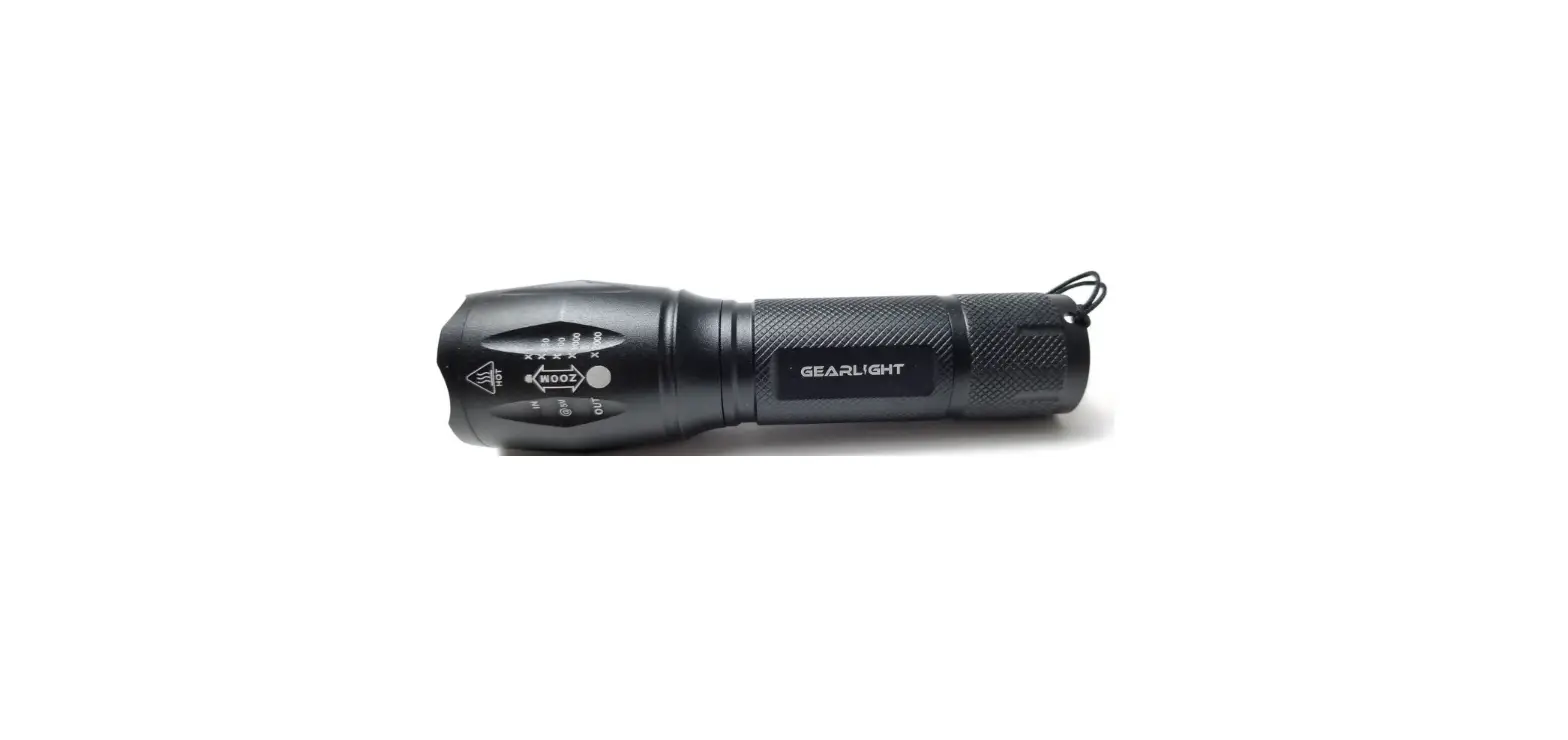 Gearlight S1000 Bright Zoomable Tactical Flashlights Operation Guide Gearlight S1000 Bright Zoomable Tactical Flashlights Operation Guide