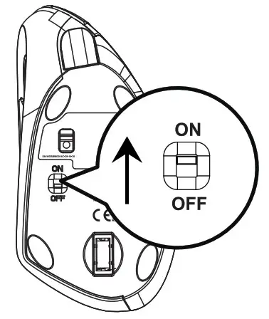 ProtoArc EM13 Bluetooth Wireless Rechargeable Left Handed Vertical Mouse - bluetooth connection 1