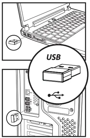 ProtoArc EM13 Bluetooth Wireless Rechargeable Left Handed Vertical Mouse - usb connection 4