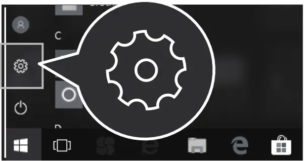 ProtoArc EM13 Bluetooth Wireless Rechargeable Left Handed Vertical Mouse - winbows 10 system 1