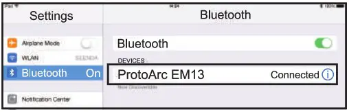 ProtoArc EM13 Bluetooth Wireless Rechargeable Left Handed Vertical Mouse - winbows 10 system 13