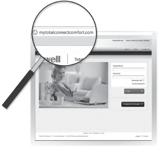 Honeywell Smart Color Touchscreen - Thermostat 6