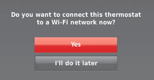 Honeywell Smart Color Touchscreen - Wi-Fi network