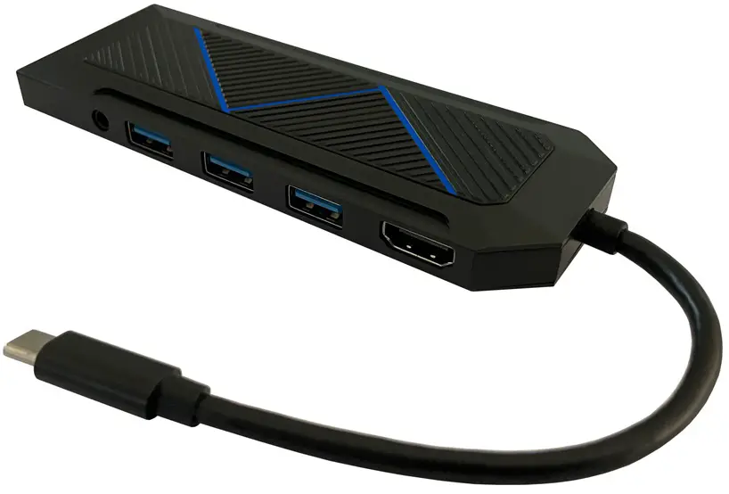 LC-POWER LC-HUB-C-MULTI-6-RGB USB-C Multi Hub