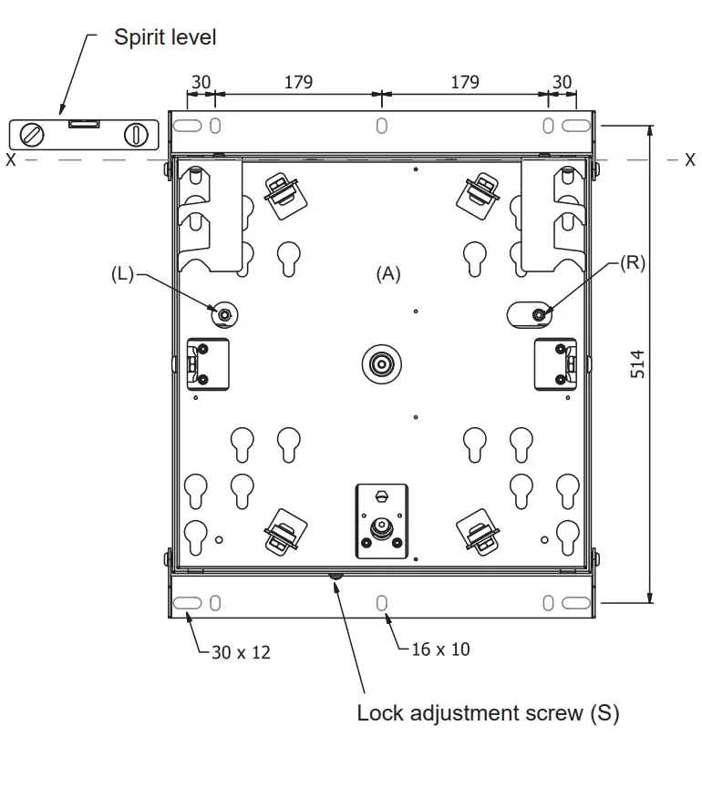 Wall mount installation