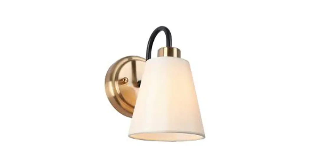 Zevni A04771w1 Dolf 8 Inch H Gold And Fabric Shade Wall Sconce Light Instruction Manual Zevni A04771w1 Dolf 8 Inch H Gold And Fabric Shade Wall Sconce Light Instruction Manual