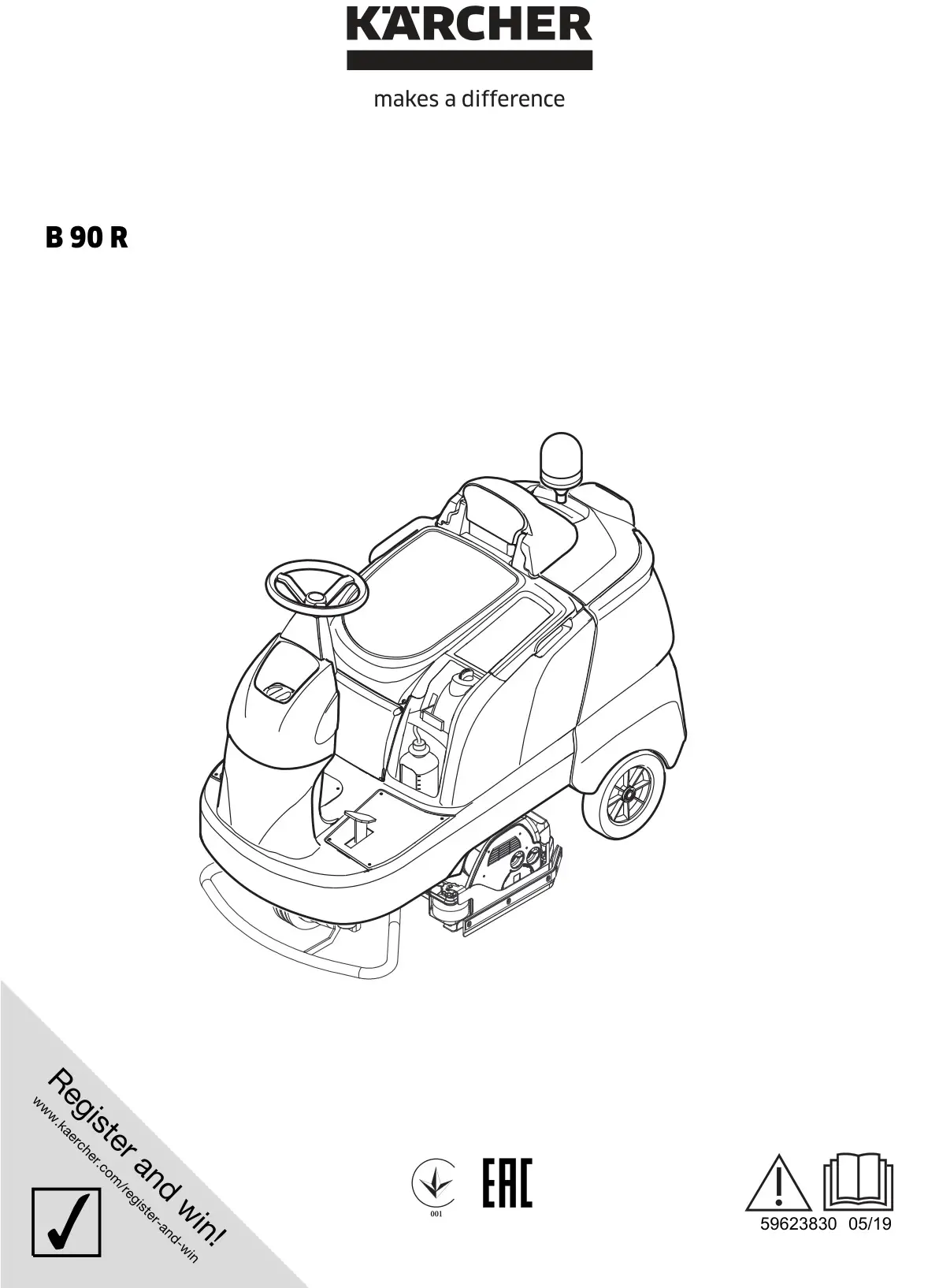 KARCHER B 90 R Bp Pack User Manual