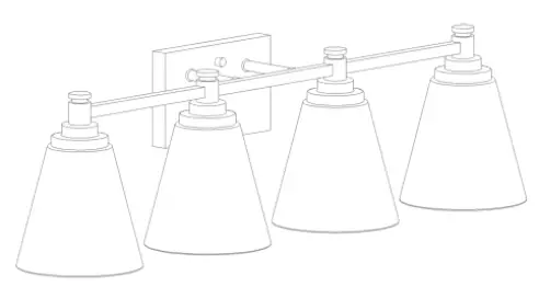 ZEVNI-A04670-Belem-29-Inch-Wide-Black-Vanity-Light-1