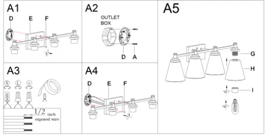 ZEVNI-A04670-Belem-29-Inch-Wide-Black-Vanity-Light-3