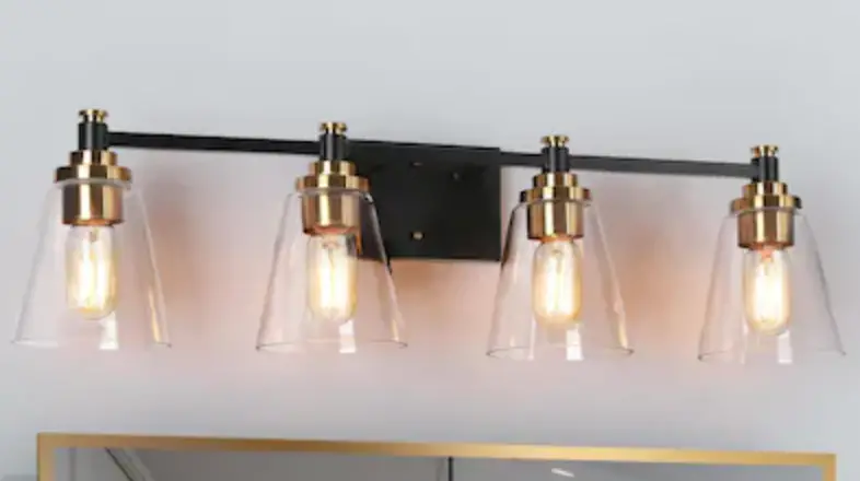 Zevni A04670 Belem 29 Inch Wide Black Vanity Light Instruction Manual