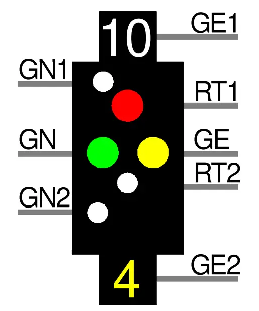 Ks-Exit-multiple section signal