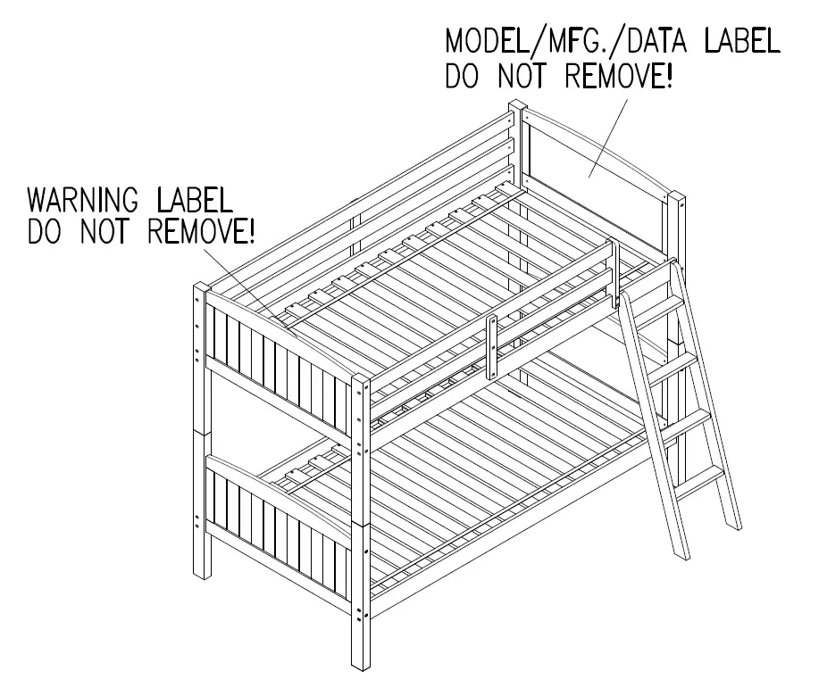 ASHLEY B502-59R Kids Beds Bunk Bed 1