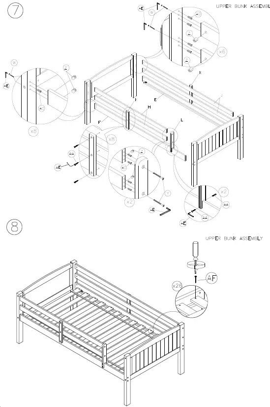 ASHLEY B502-59R Kids Beds Bunk Bed 6