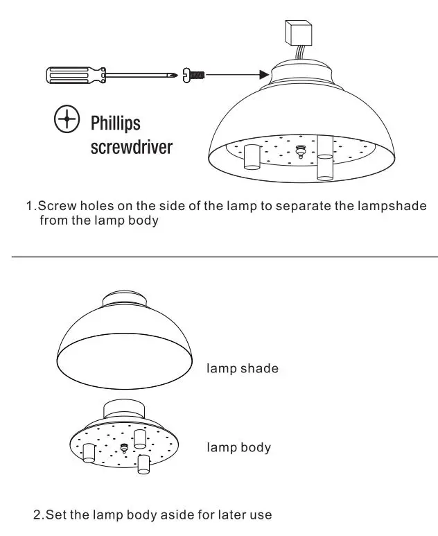 Warehouse of Tiffany CFL-8334 52-Inch Crystal Ceiling Fan User Guide - Assembly attaching the lights