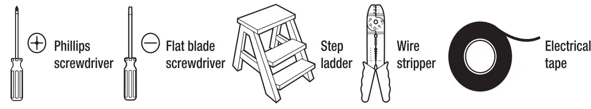 Warehouse of Tiffany CFL-8334 52-Inch Crystal Ceiling Fan User Guide - Tools Required