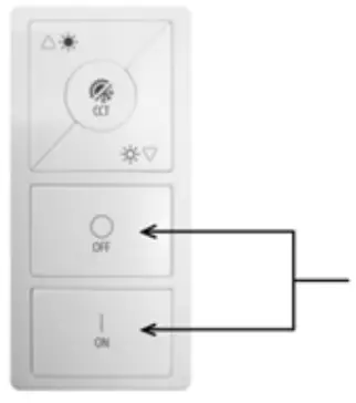 Lumos CONTROLS Catron V Wireless Lighting Switch - paring 1