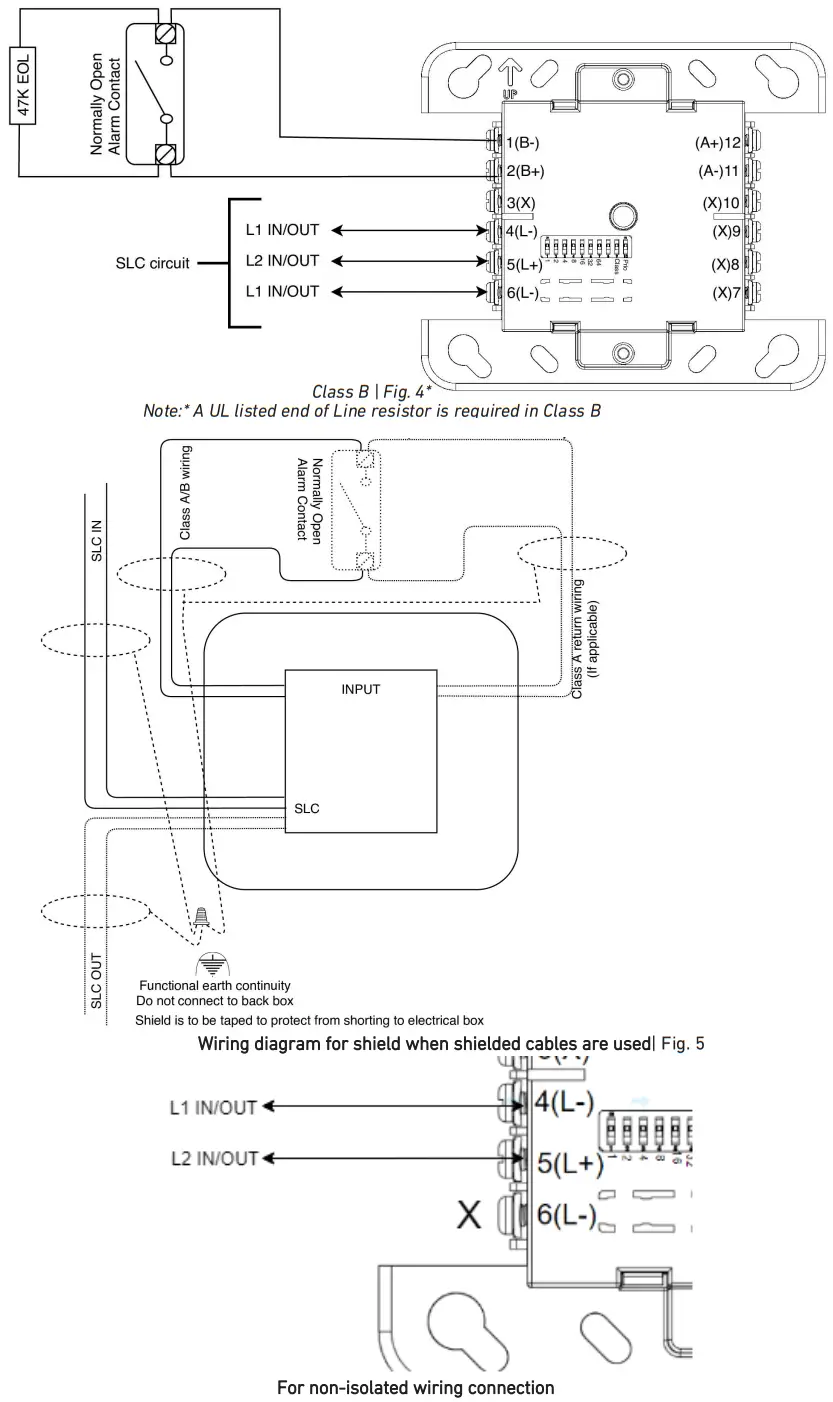 apollo APD0826 Soteria Ul Switch Monitor Module - WIRING INSTRUCTION 1