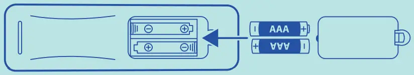 Onn 43 UHD Digital LED TV - compartment