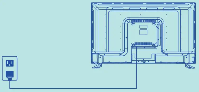 Onn 43 UHD Digital LED TV - connect the