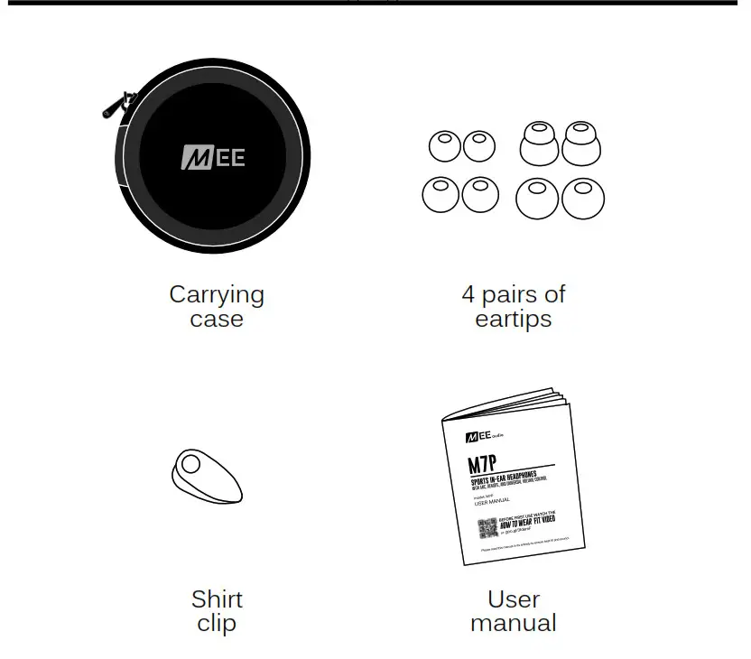 MEE audio M7P Sports In-Ear Headphones - PRODUCT COnTenT 2
