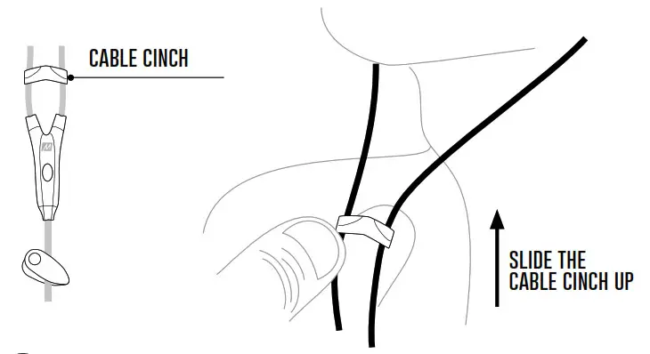 MEE audio M7P Sports In-Ear Headphones - PUTTInG On THe eARPHOneS 5