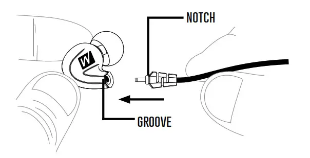 MEE audio M7P Sports In-Ear Headphones - replaceable cable 2