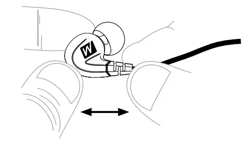 MEE audio M7P Sports In-Ear Headphones - replaceable cable