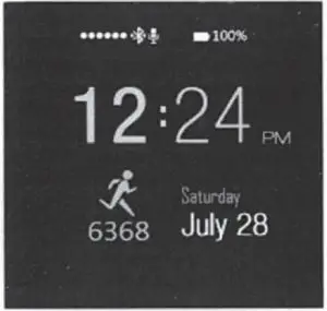 SmartWatch Shofter Main Screen