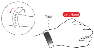 watchtrack SmartBand -How to Wear