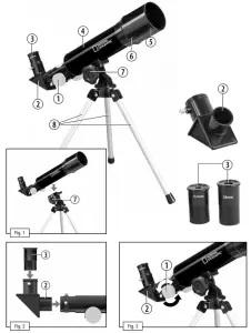 BRESSER 9118400 National Geographic Telescope--TELE-MIC