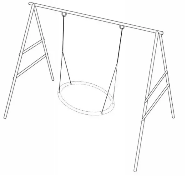 SURPCOS B08GRF9JVH Swing A- Frame