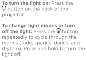 USING THE NIGHTLIGHT GUIDE