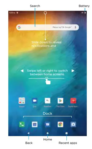 Krono BS908 9 Inch Tablet PC- Screen Basics