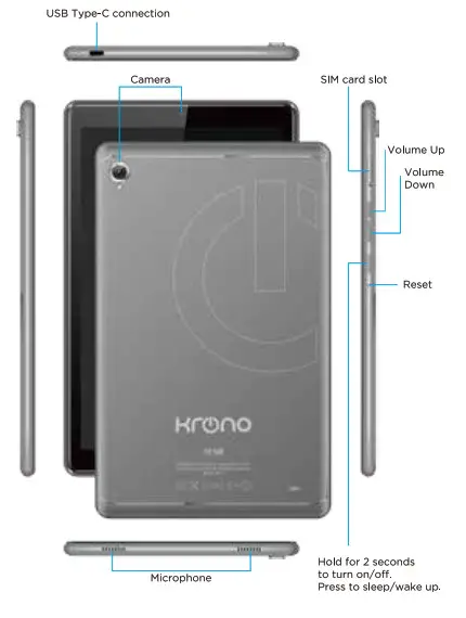 Krono BS908 9 Inch Tablet PC