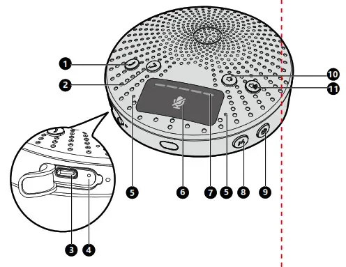 Gsou Technology CF10 Bluetooth Speaker- STRUCTURE
