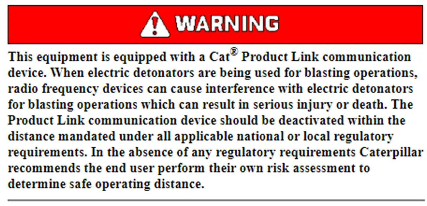 CATERPILLAR PL444 Cellular Radio Systems fig10