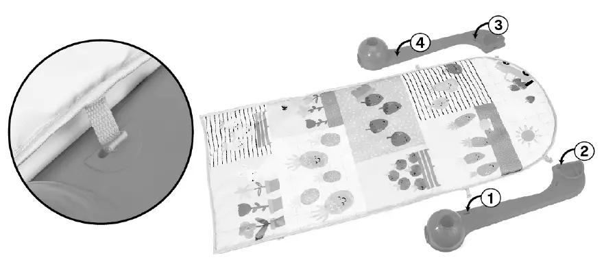 Kmart 43014033 Piano Play Mat and Gym-1