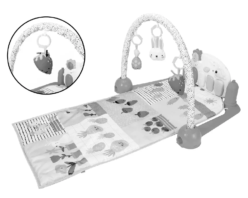 Kmart 43014033 Piano Play Mat and Gym-5