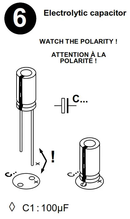 velleman User Guide - Electrolytic capacito 6